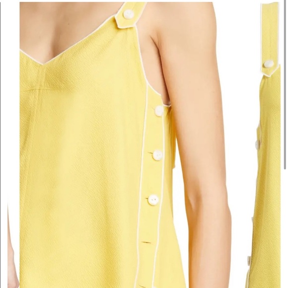 NWT Rag & Bone Tia Tank in Yellow Size XS - Picture 2 of 10
